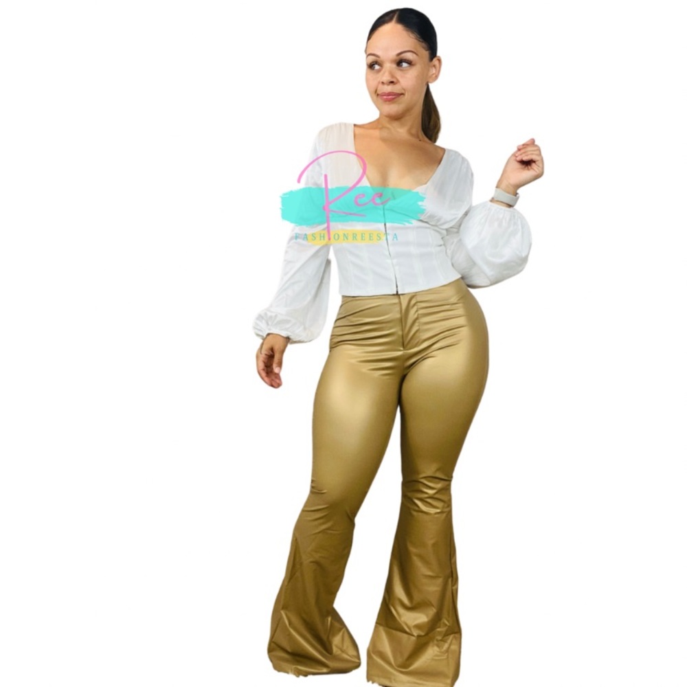 Honey Dipped Bell Bottoms: Small-XL